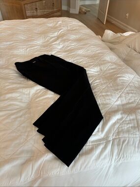 Women's Black Wide-Leg Dress Pants